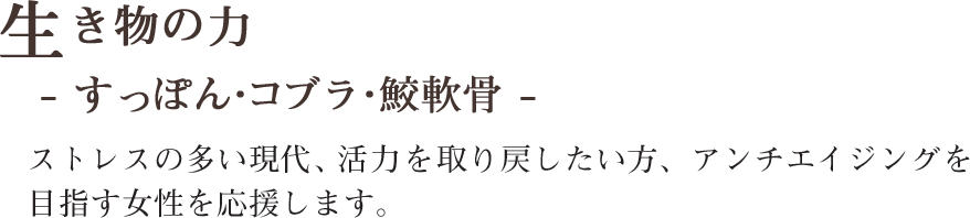 生き物の力
